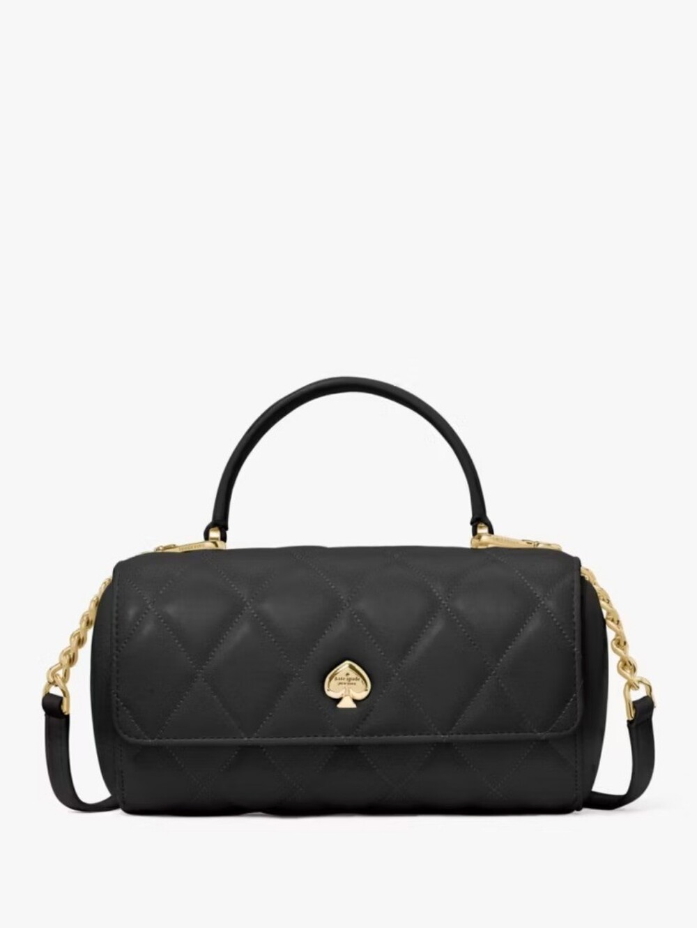 KATE SPADE Heart Barrel Quilted Crossbody NWT